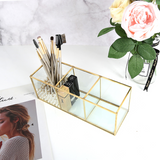 Gold Makeup Brush Skincare Holder