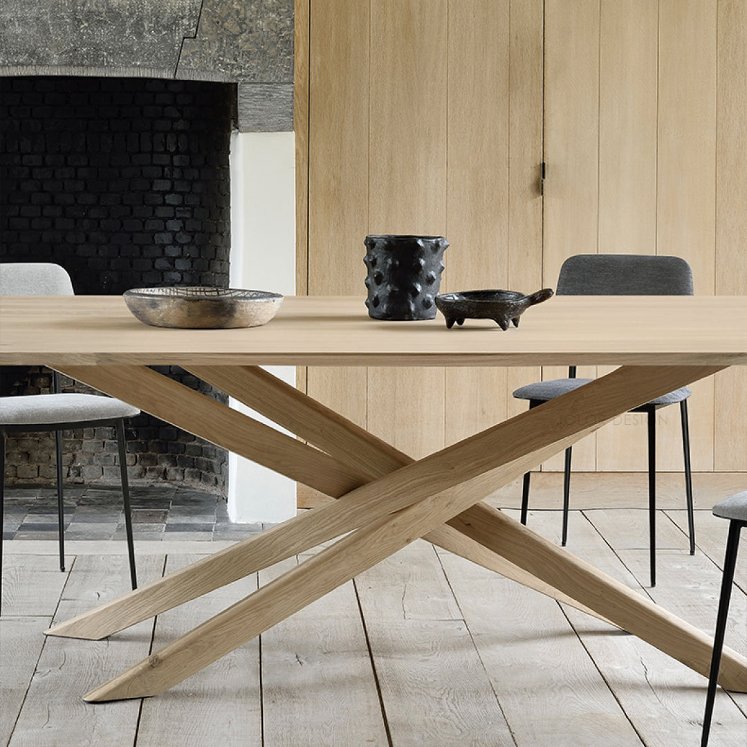 Ferra Solid Wood Dining Table