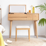 Darcey Oak Wood Dressing Table