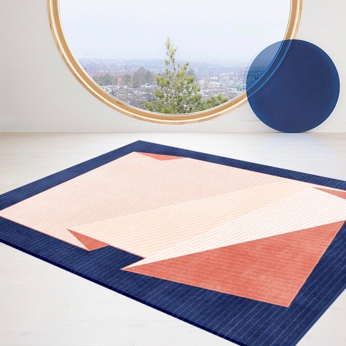 Nordic Midnight Blue Carpet Rug