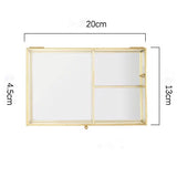 Gold & Glass Jewellery Storage Box