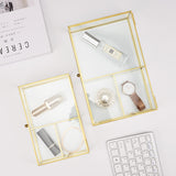 Gold & Glass Jewellery Storage Box